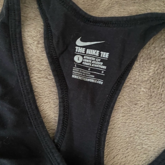 Nike black racer back workout tank top - Picture 2 of 2